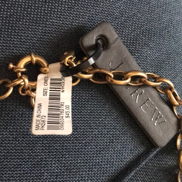 J.crew Beaded hoop necklace, NWT, Pink - Picture 7 of 8